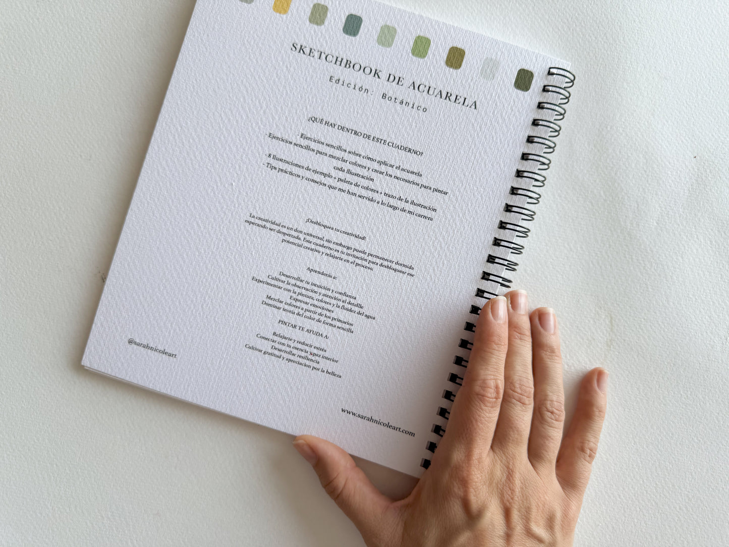 Sketchbook de acuarela: Botánico