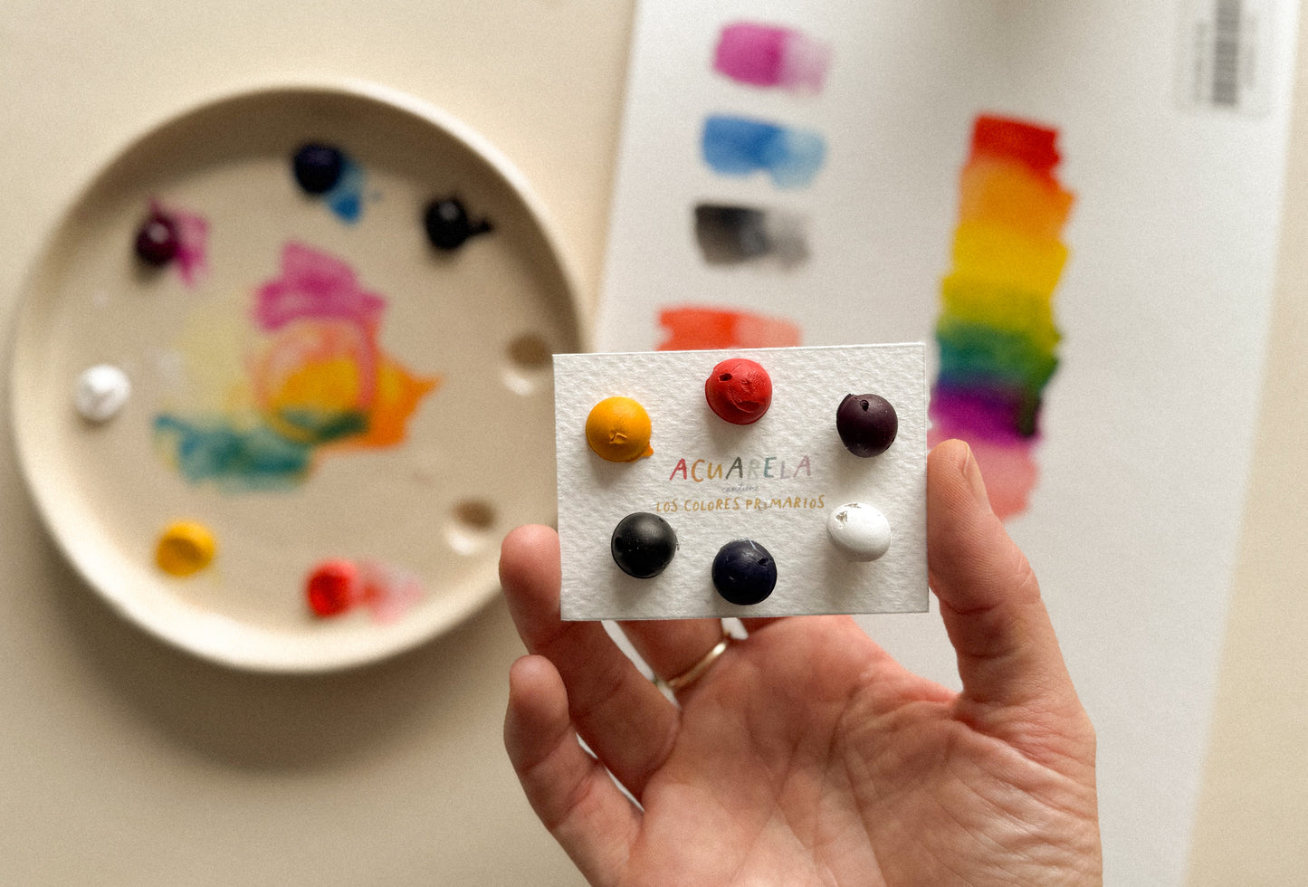 Primary set | Acuarelas de los colores primarios