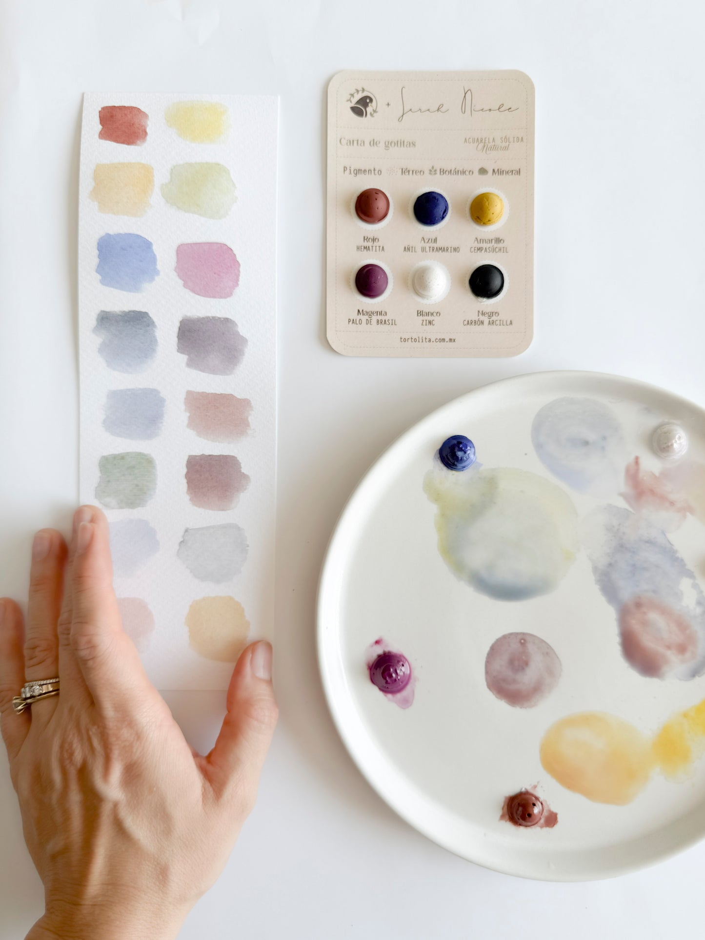 Acuarelas de Pigmentos naturales