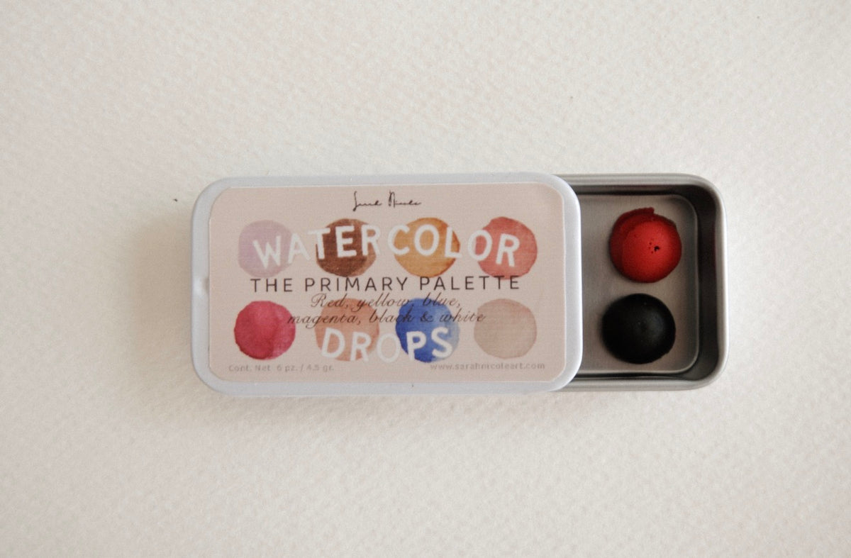 Primary set | Acuarelas de los colores primarios
