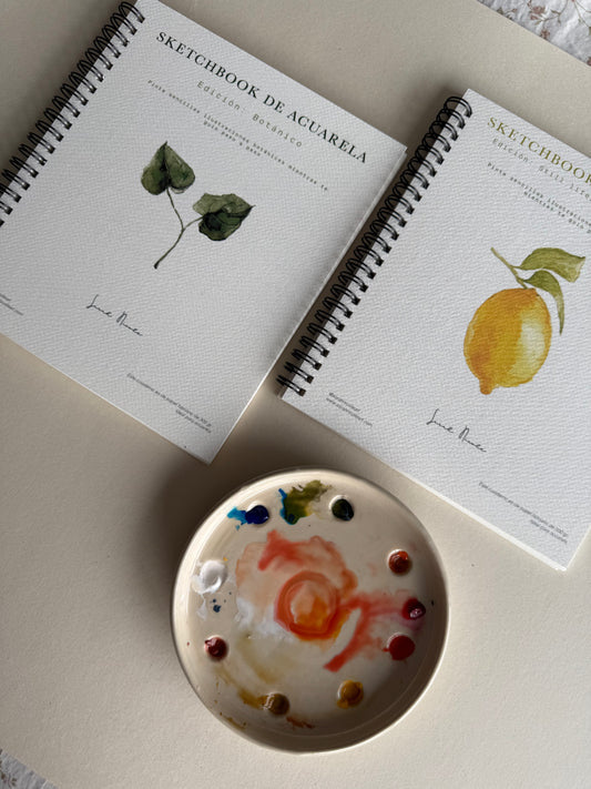 Kit 2 (Sketchbook + godete de acuarela)