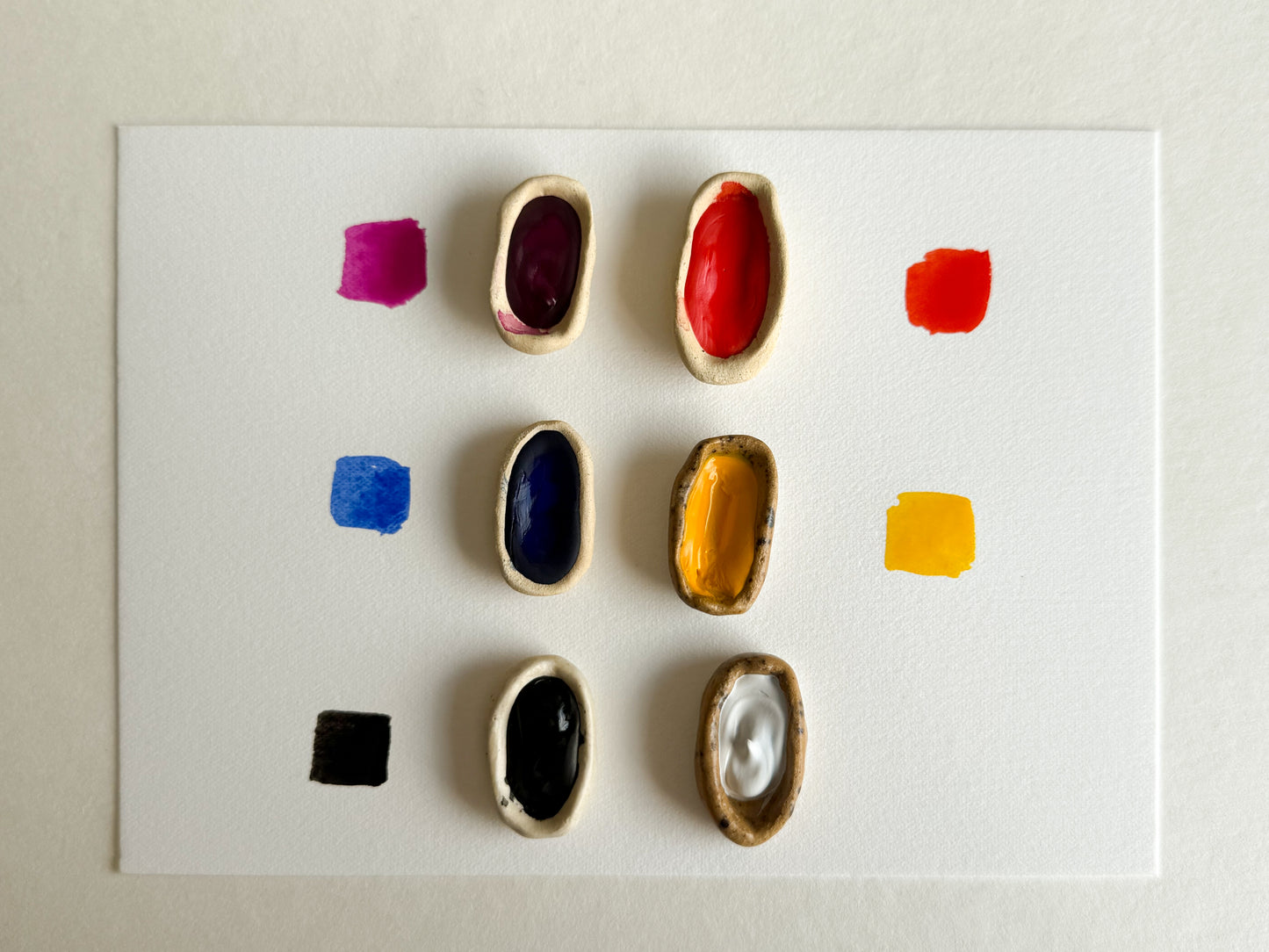 Mini cuencos de acuarela