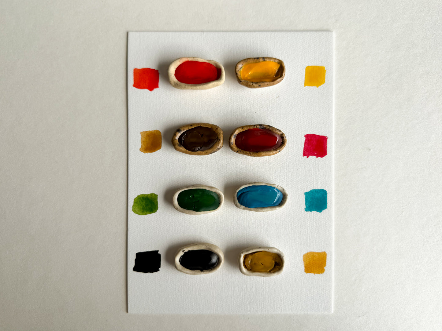 Mini cuencos de acuarela