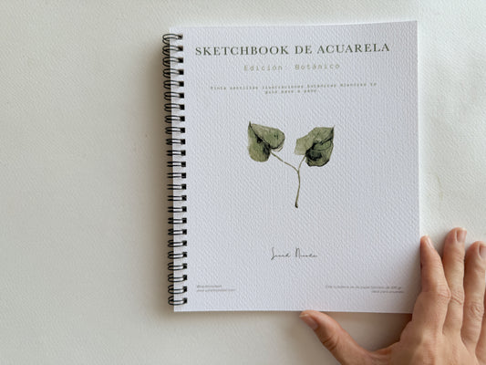 Sketchbook de acuarela: Botánico