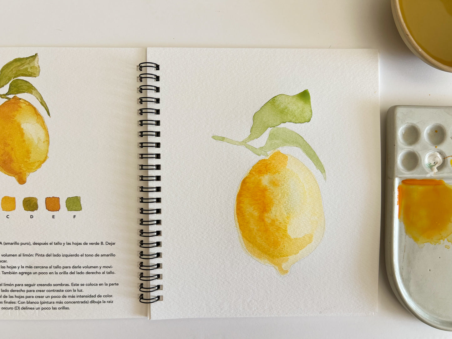 Sketchbook de acuarela: Frutas & verduras