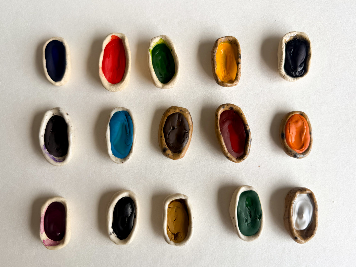 Mini cuencos de acuarela