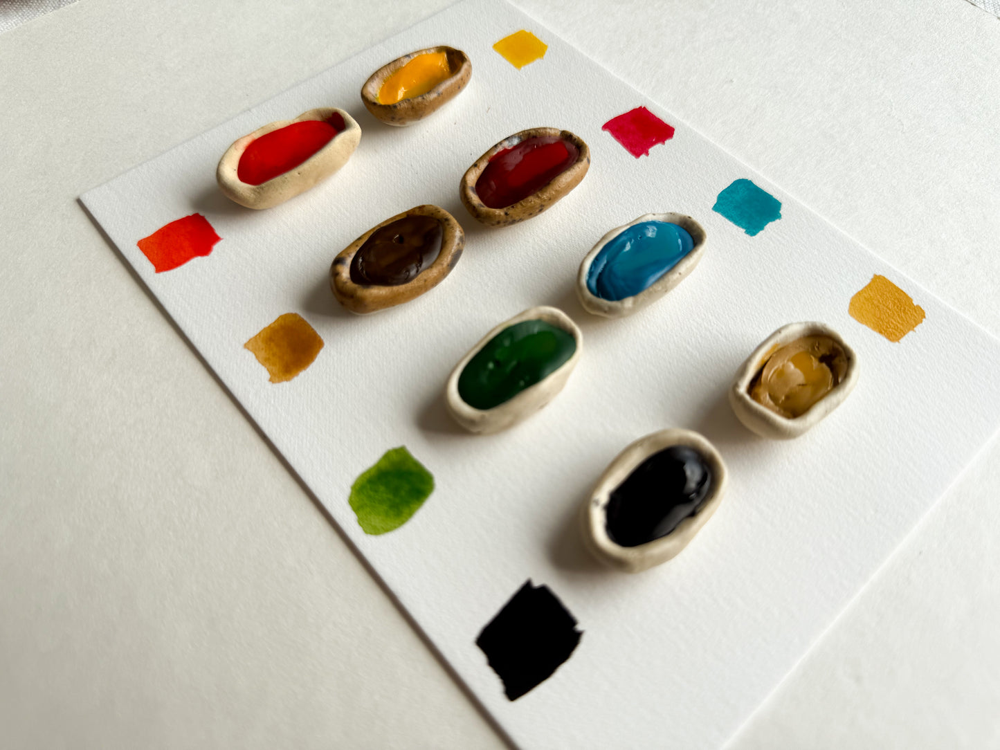 Mini cuencos de acuarela