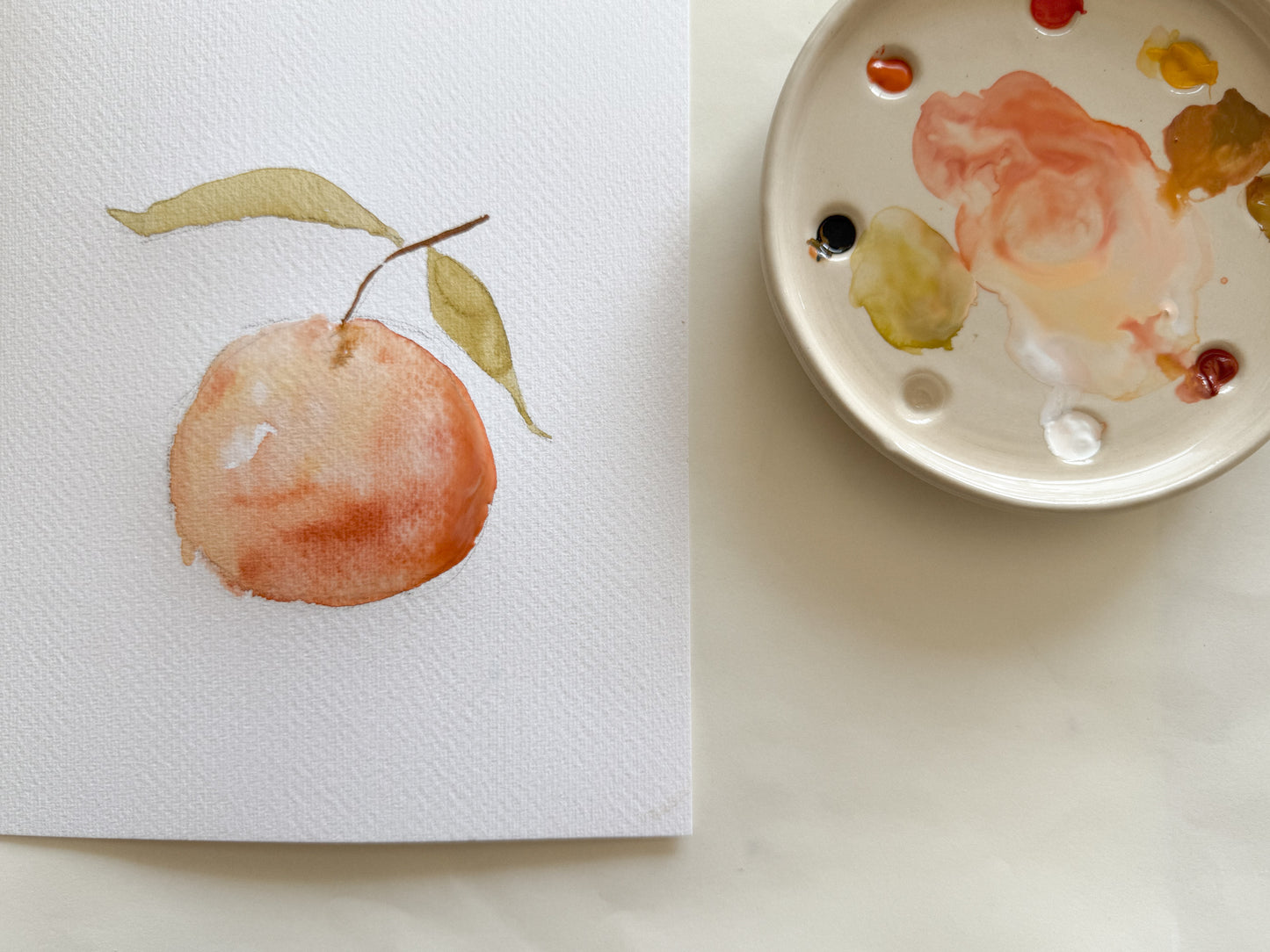 Paleta de cerámica/godete