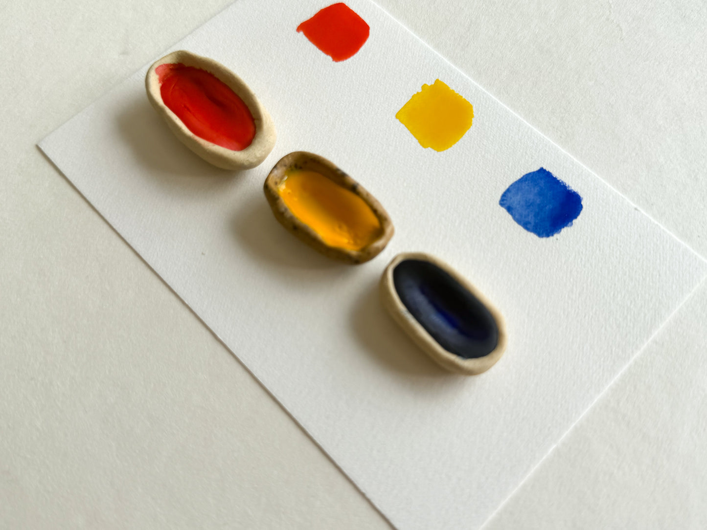 Mini cuencos de acuarela