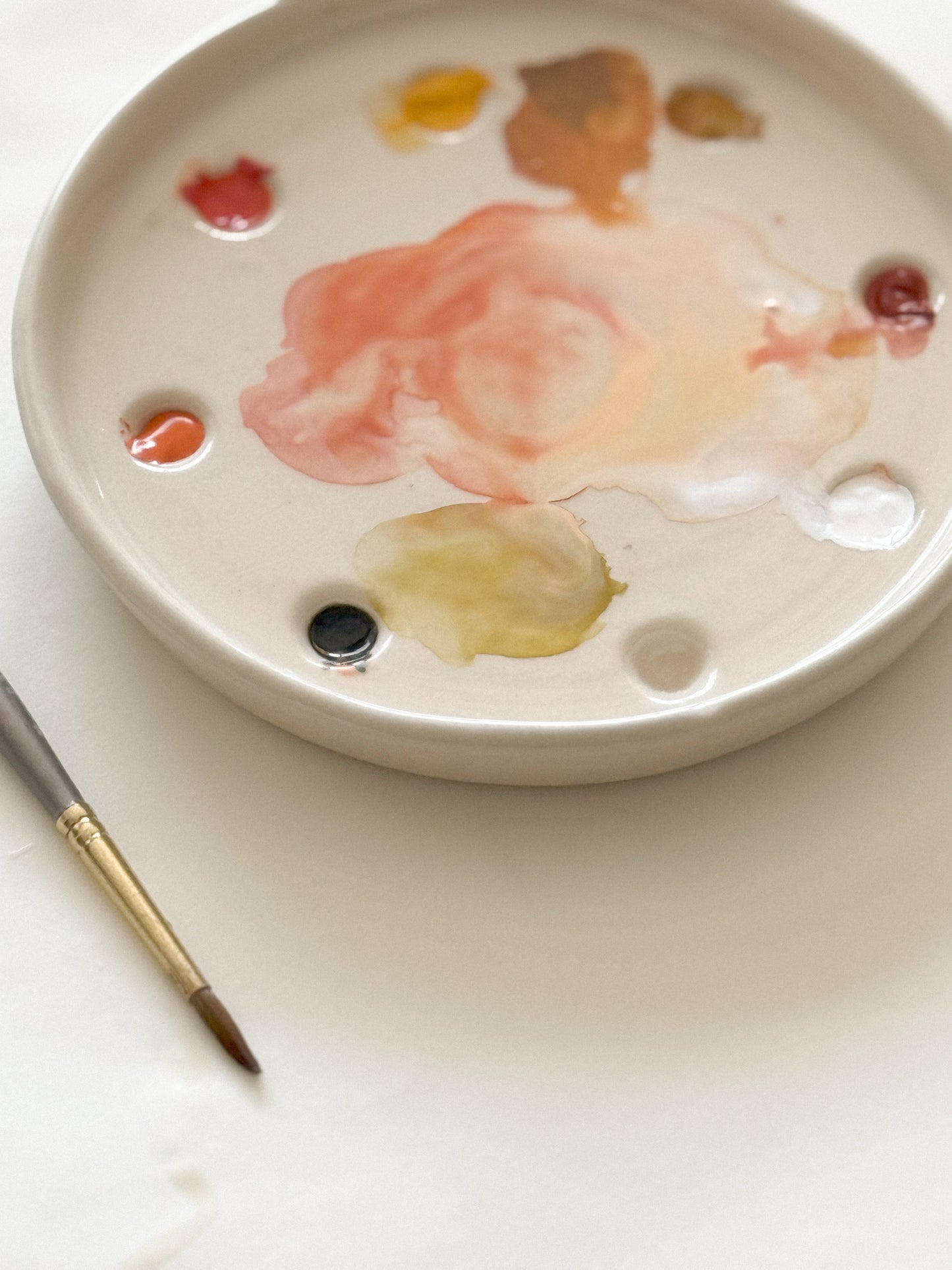 Paleta de cerámica/godete