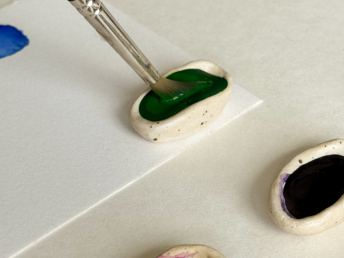 Mini cuencos de acuarela