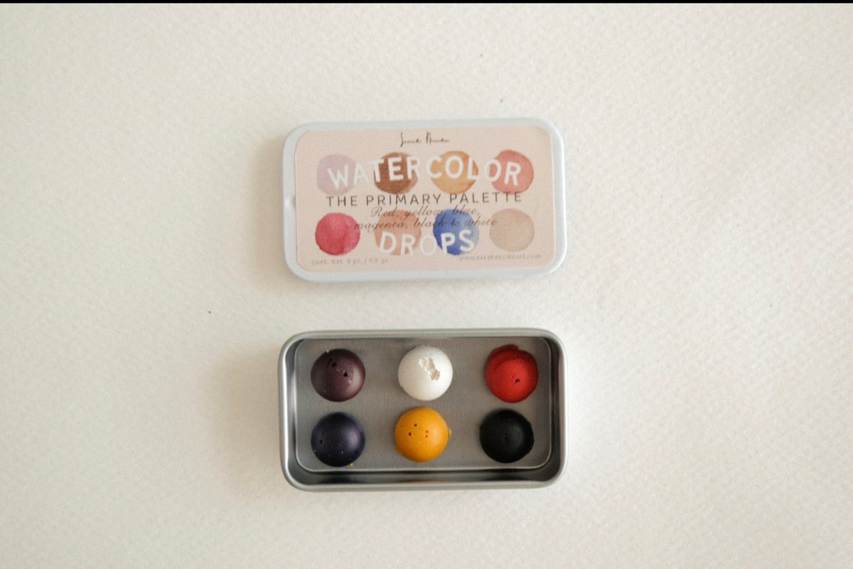 Primary set | Acuarelas de los colores primarios