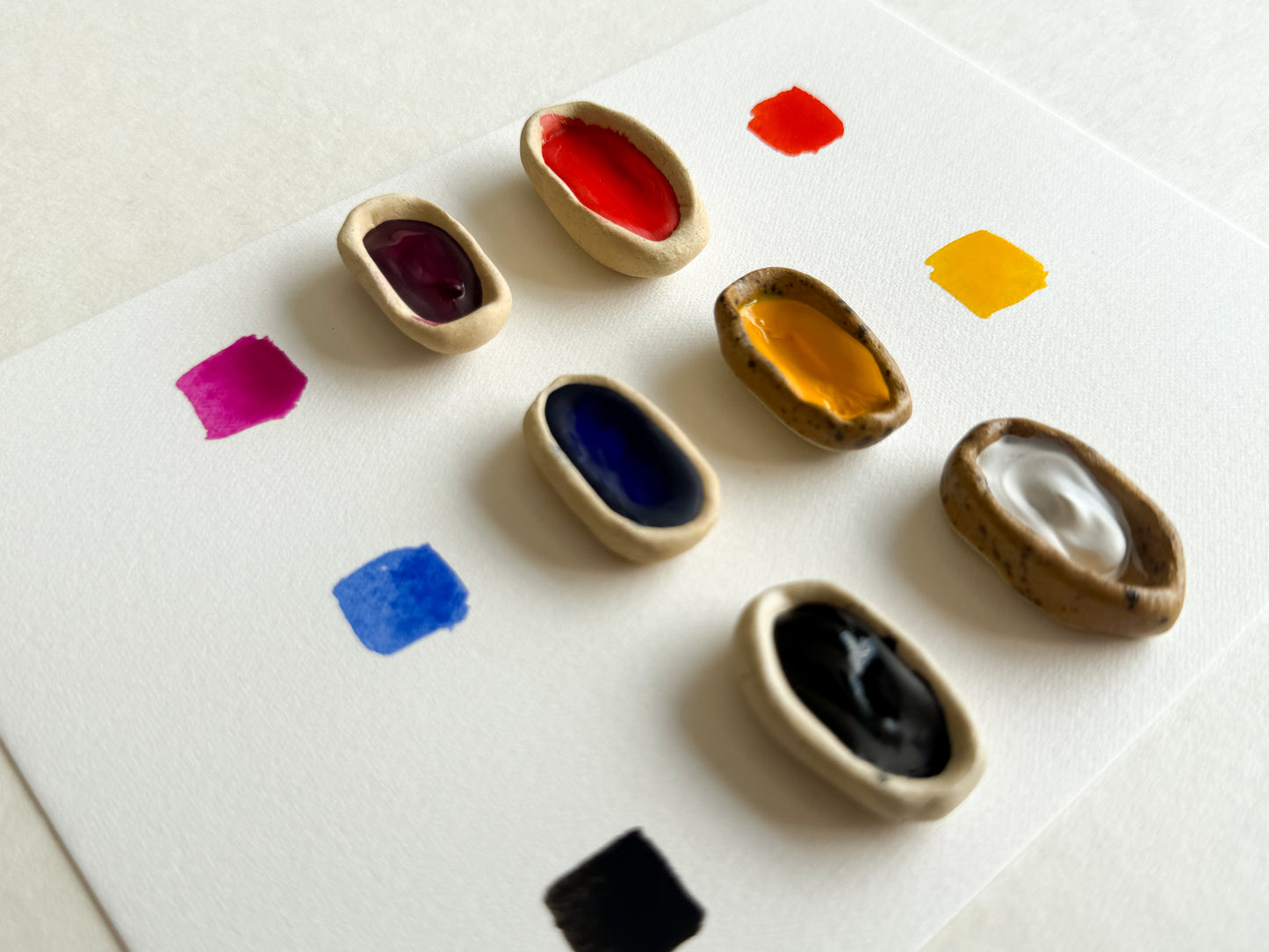 Mini cuencos de acuarela