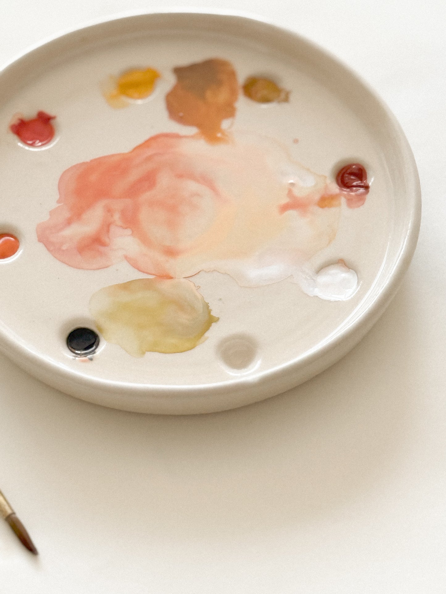 Paleta de cerámica/godete