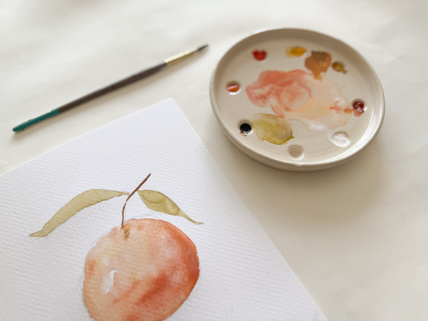 Paleta de cerámica/godete