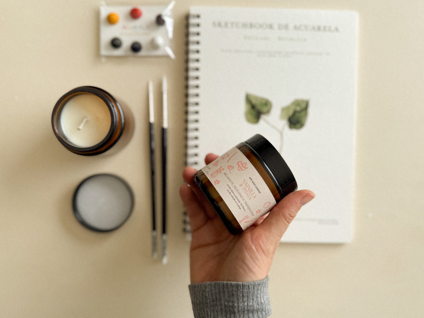 Kit 5 (kit 1 + vela aromática)