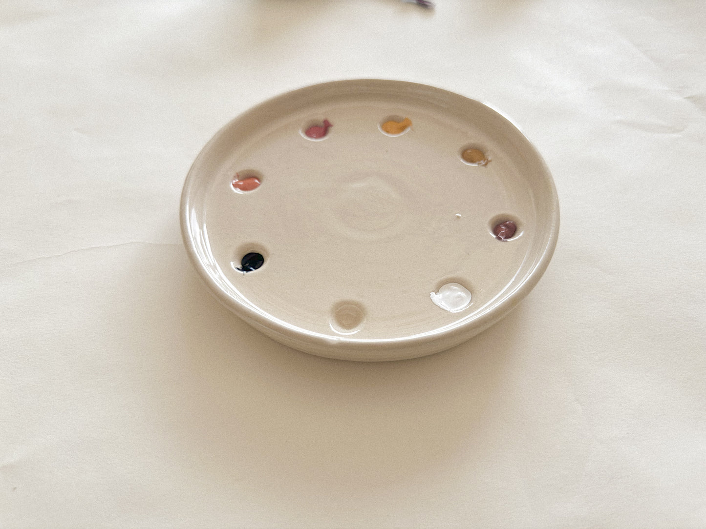 Paleta de cerámica/godete