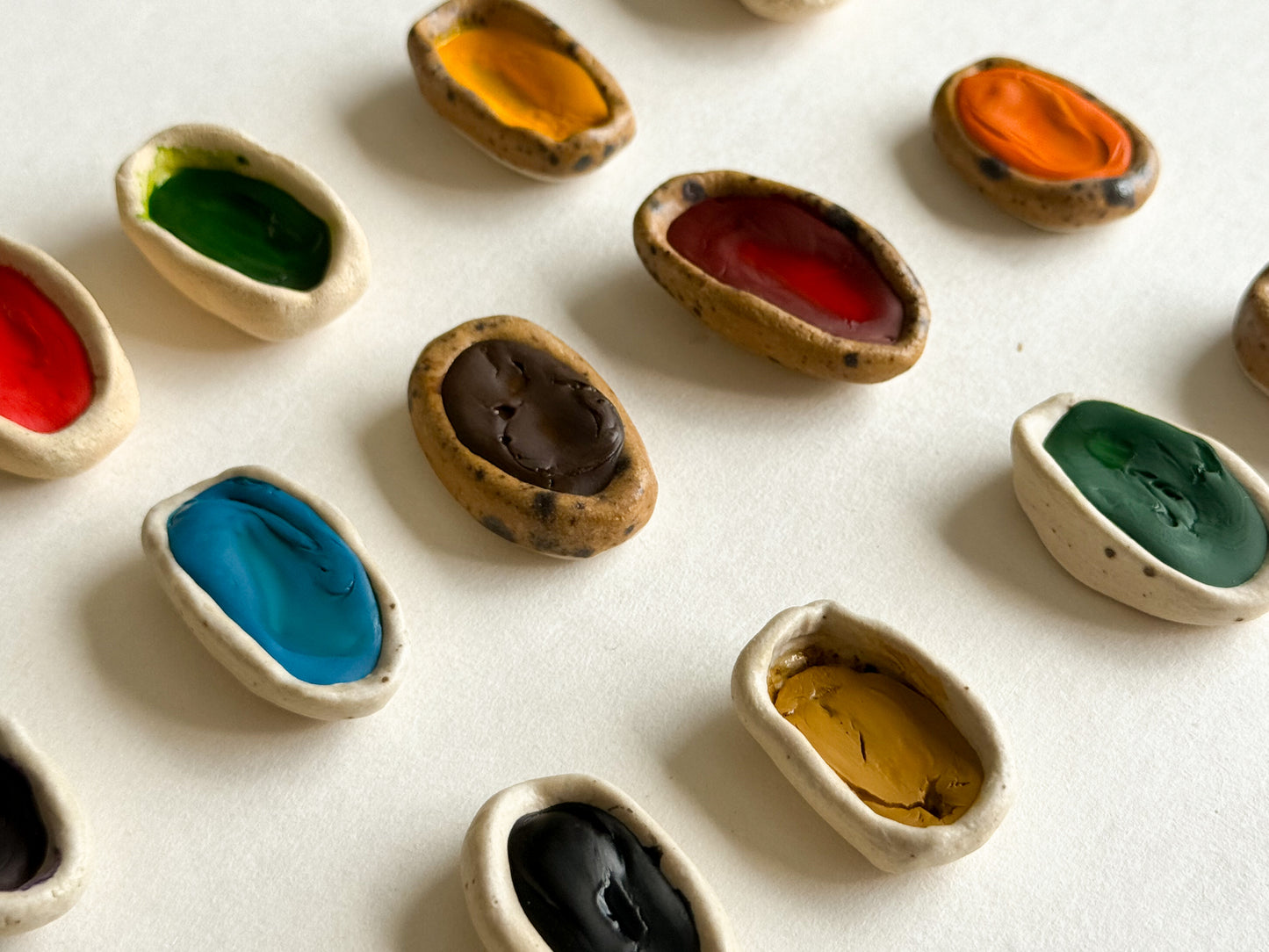 Mini cuencos de acuarela