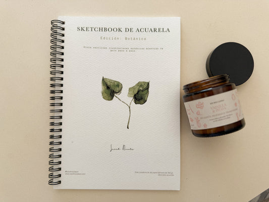Kit 4 (Sketchbook + vela)