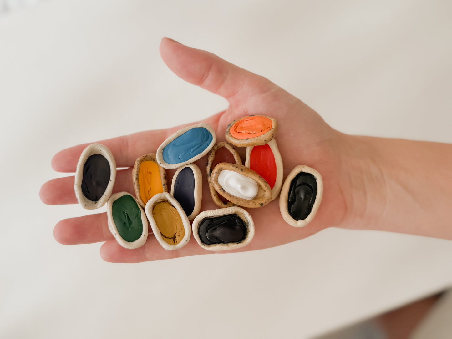 Mini cuencos de acuarela